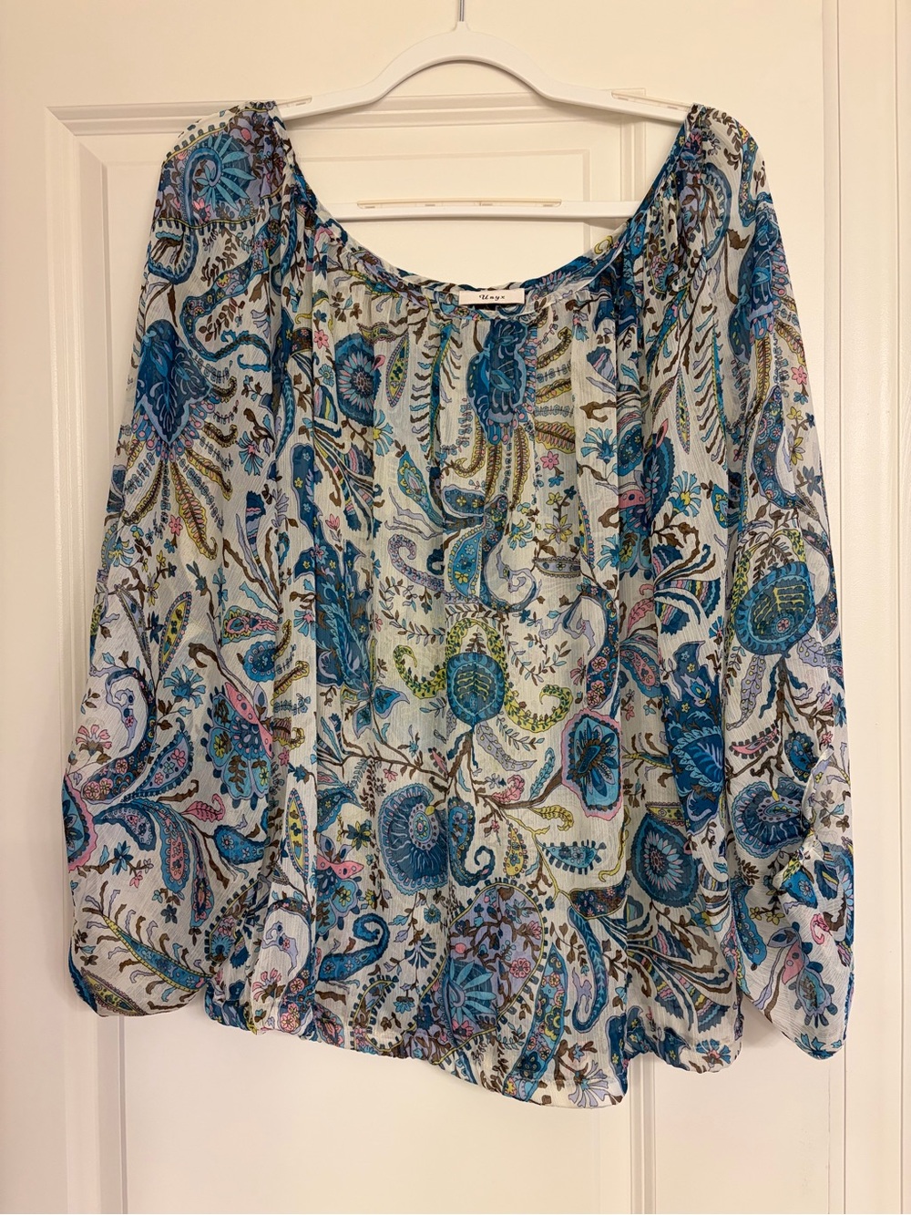 Unyx Women’s Paisley Off-Shoulder Blouse